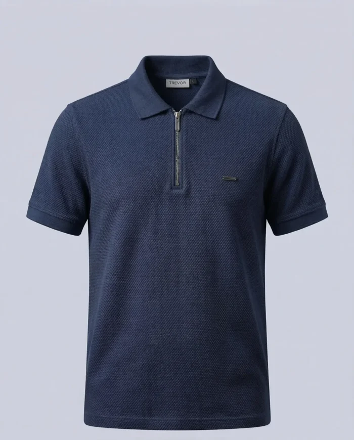 ZIPPER POLO SHIRT