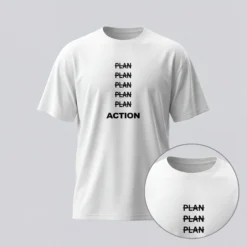 MERCERIZED PRINTED DROP SHOULDER T-SHIRT ( SPECIAL EDITION)