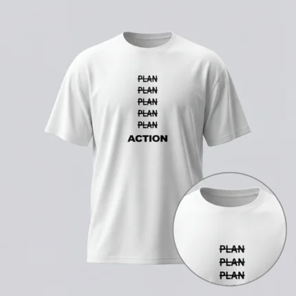 MERCERIZED PRINTED DROP SHOULDER T-SHIRT ( SPECIAL EDITION)