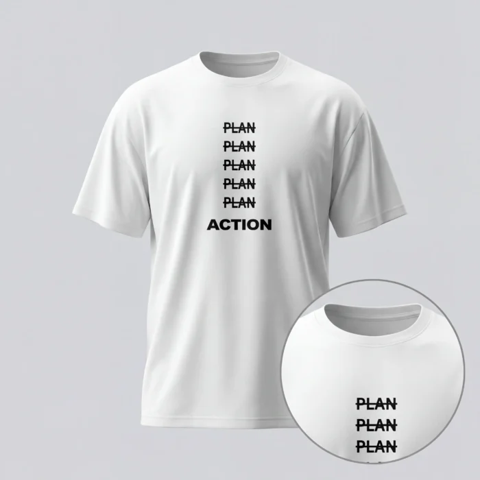 MERCERIZED PRINTED DROP SHOULDER T-SHIRT ( SPECIAL EDITION)