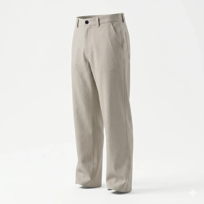 Turtledove 12-5202 TCX SIDE Remi Cotton Semi-Baggy Pants