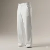 WHITE SIDE Remi Cotton Semi-Baggy Pants