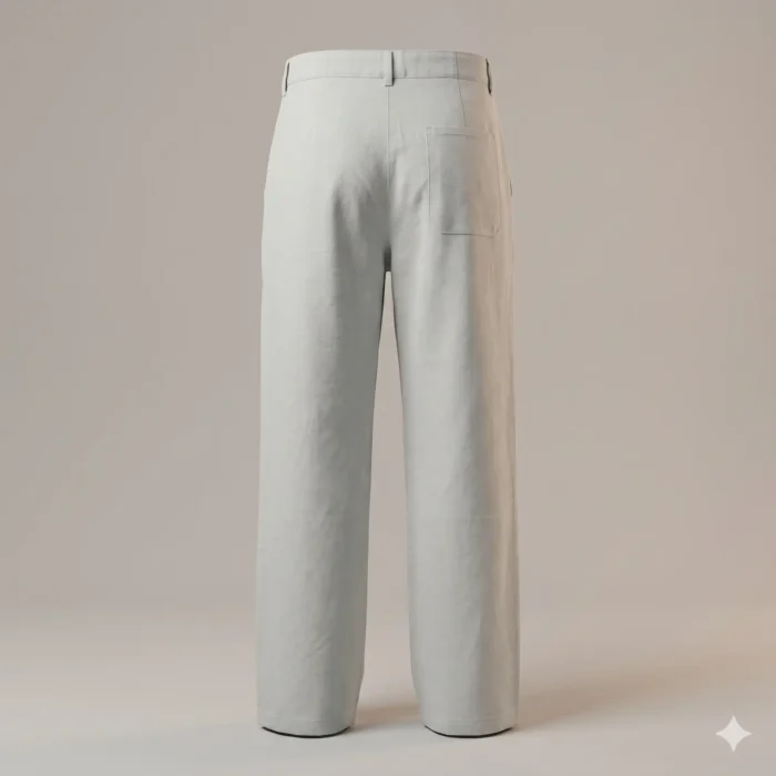 White Onyx 12-4300 BACK Remi Cotton Semi-Baggy Pants