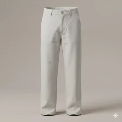 White Onyx 12-4300 TCX FRNT Remi Cotton Semi-Baggy Pants
