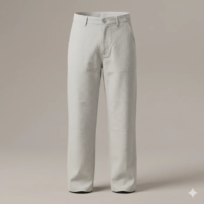 White Onyx 12-4300 TCX FRNT Remi Cotton Semi-Baggy Pants